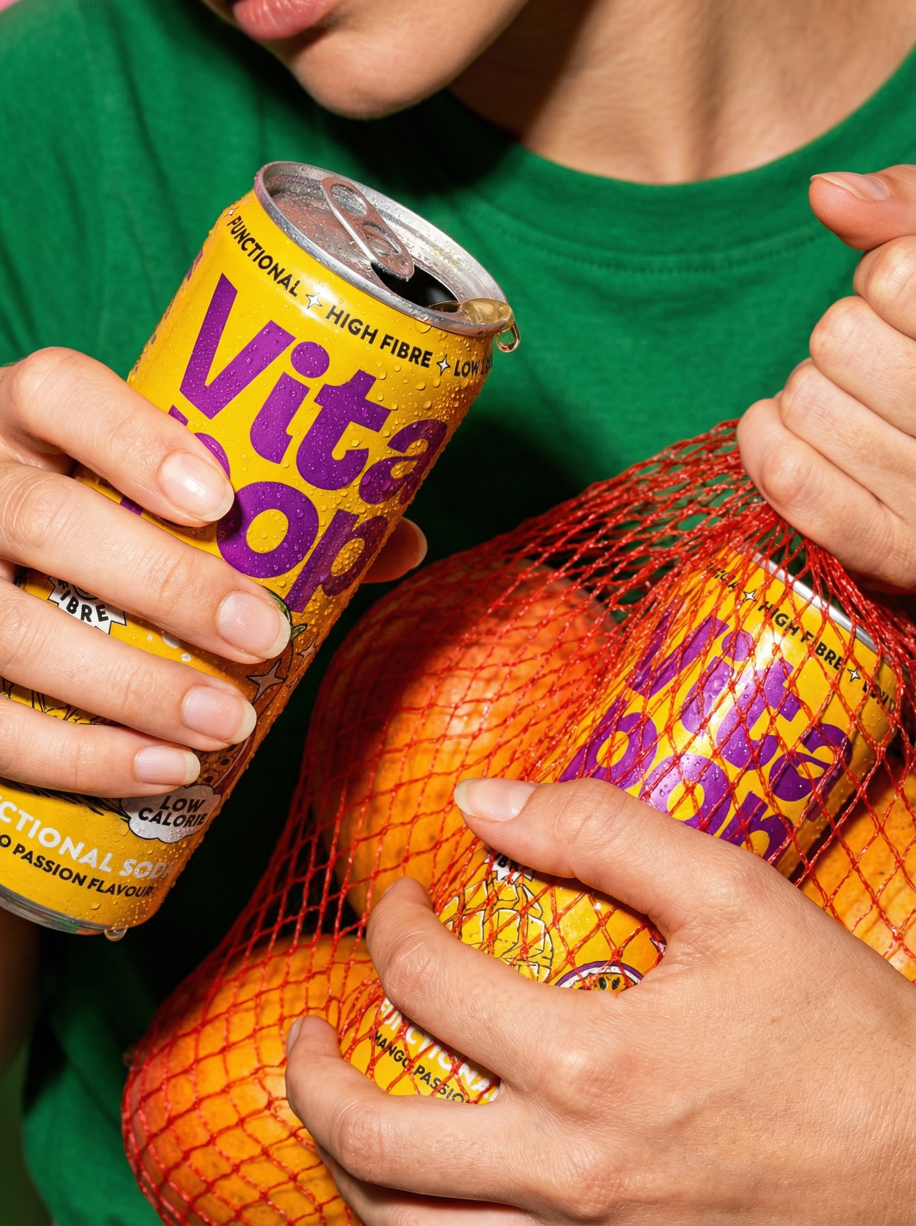 Vita Pop Mango Passion Prebiotic Soda –  12 x 330ml